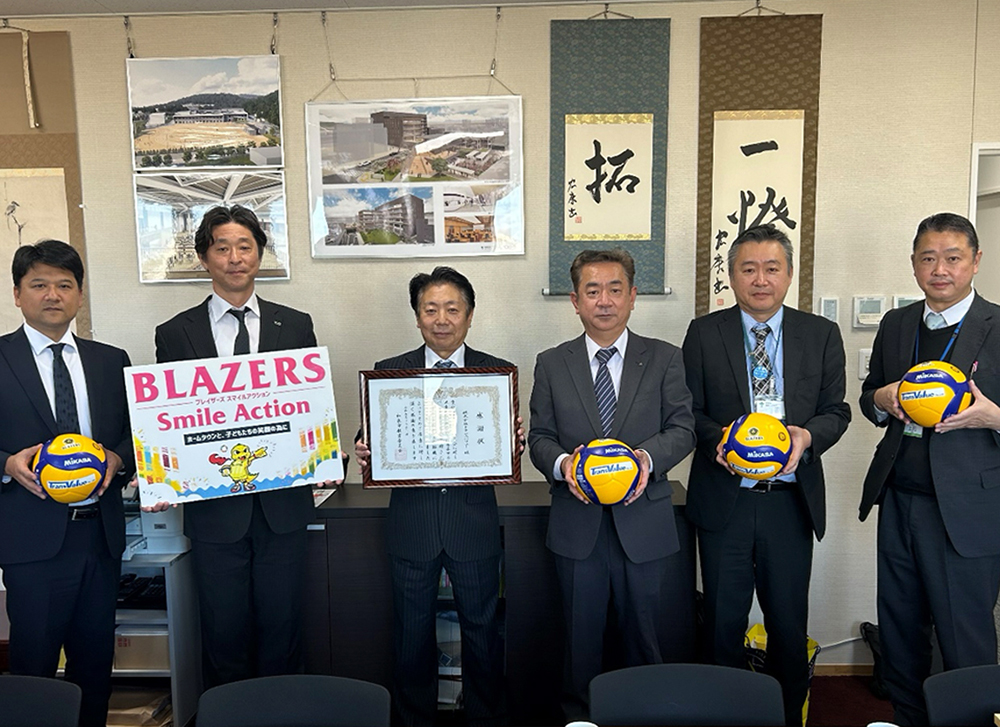 2024年12月日本製鉄堺ブレイザーズのSDGsプロジェクト『Blazers Smile Action』に賛同